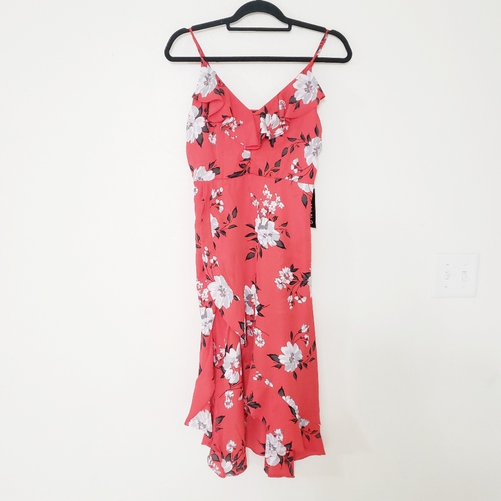 NWT Red Romper Dress Size M